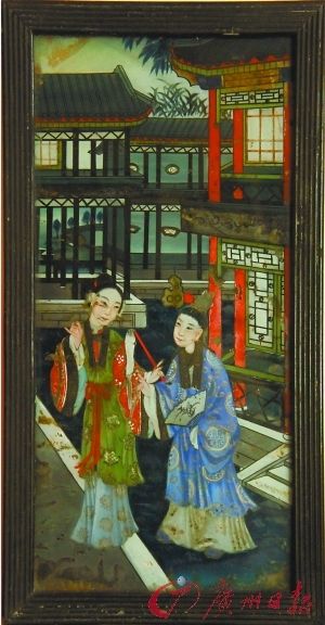 濒临失传玻璃画亮相羊城