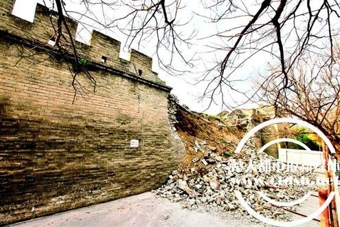 湖北襄阳古城墙坍塌19米:恰是30年前翻修段