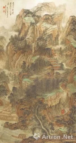 张大千《仿石溪山水图》假画诉讼案
