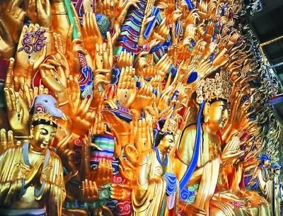大足石刻千手观音完成800年来最彻底修缮
