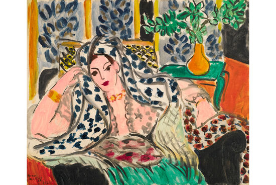 Odalisque au fauteuil noir