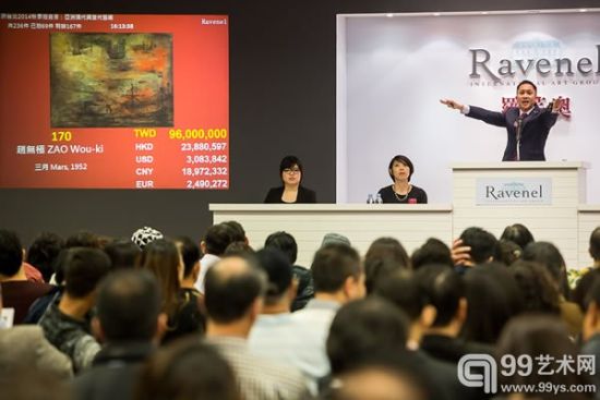 罗芙奥台北秋拍收槌:总成交6.7亿台币(图)
