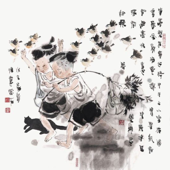 超凡脱俗妙趣横生:略说王家训人物画