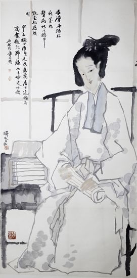 美人图与海上痴人书家乐心龙